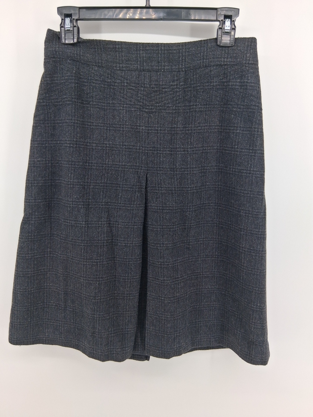 Victoria's Secret Dark Gray Plaid A-Line Skirt